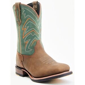 Dan Post® (Men's 9.5 D Arrowhead™ Western Performance Boots, Brown/Green - $230‎
